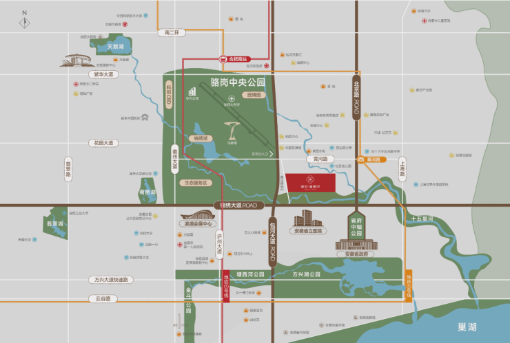 星樾湾新房周边配套-价格j9九游会登录合肥琥珀(图5)